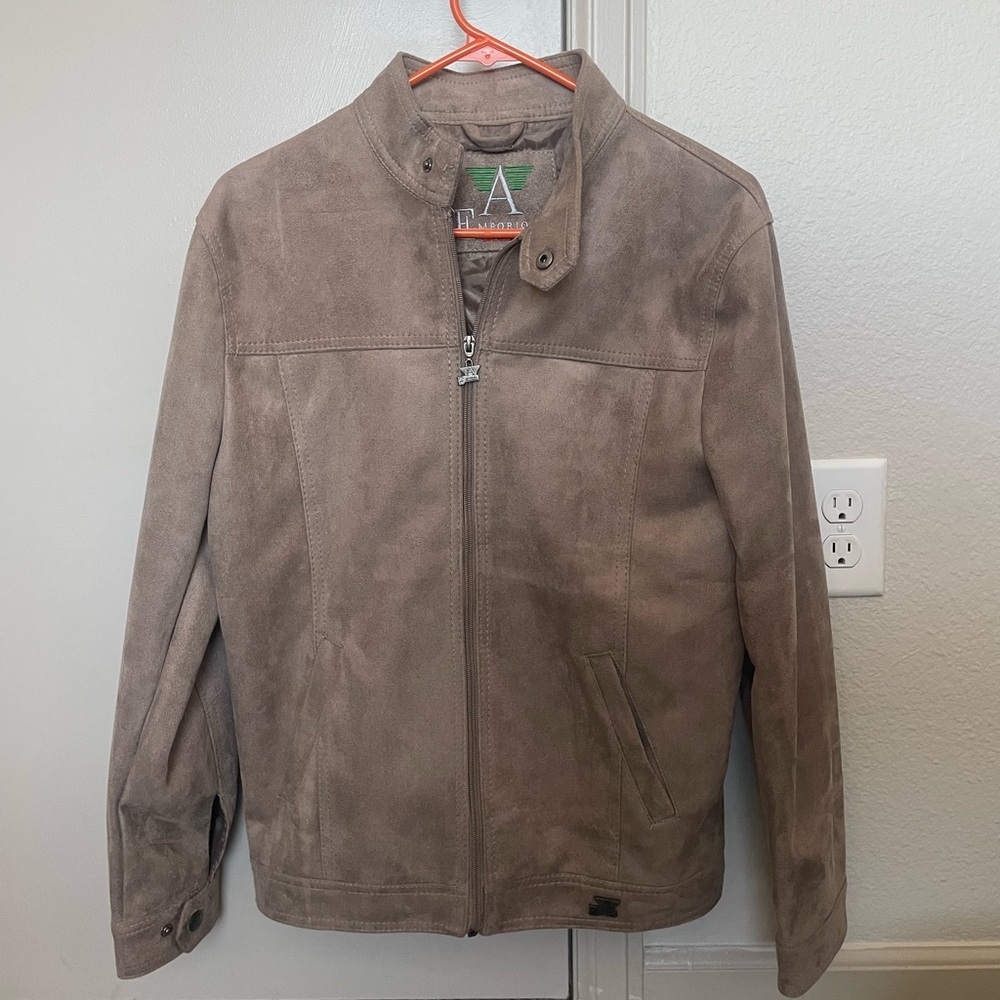 Emporio Collezione Faux Suede Jacket